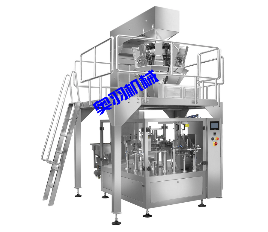 休閑食品十頭組合秤給袋式包裝機(jī)