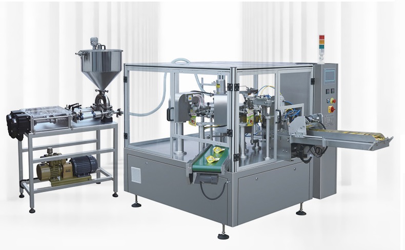 河北石家莊火鍋底料灌裝機、半流體調味料袋裝自動包裝設備